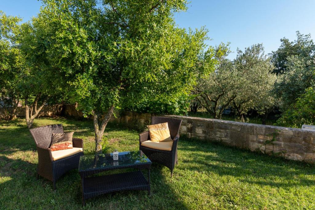 Zahrada ubytování Guesthouse ''Barboska'' - big outdoor swimming pool & private tennis court