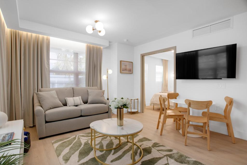 Posezení v ubytování Vonder Miami Beach - Unit 20