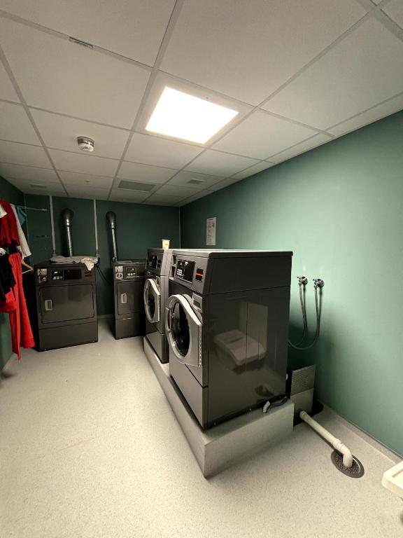 Fitness centrum a/nebo fitness zařízení v ubytování Bergen Hostel Montana