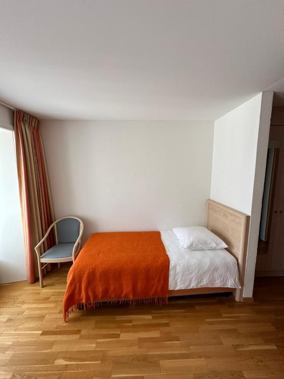 Postel nebo postele na pokoji v ubytování Auberge Aux Deux Sapins