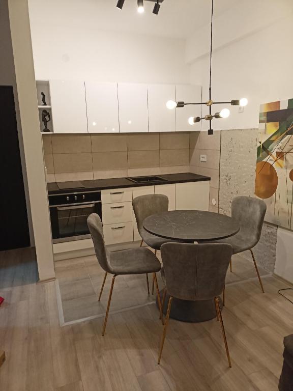 Kuchyň nebo kuchyňský kout v ubytování Apartman Zoja