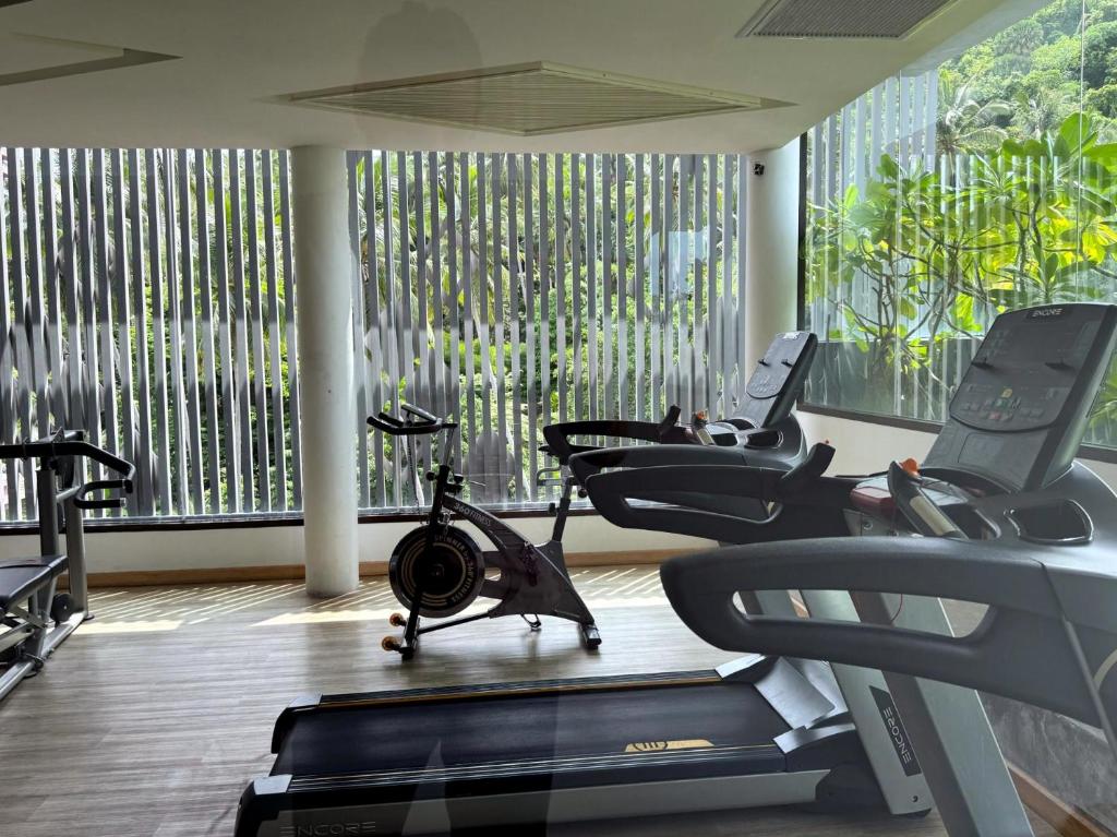Fitness centrum a/nebo fitness zařízení v ubytování Sea view apartment at Aristo2 by Lofty