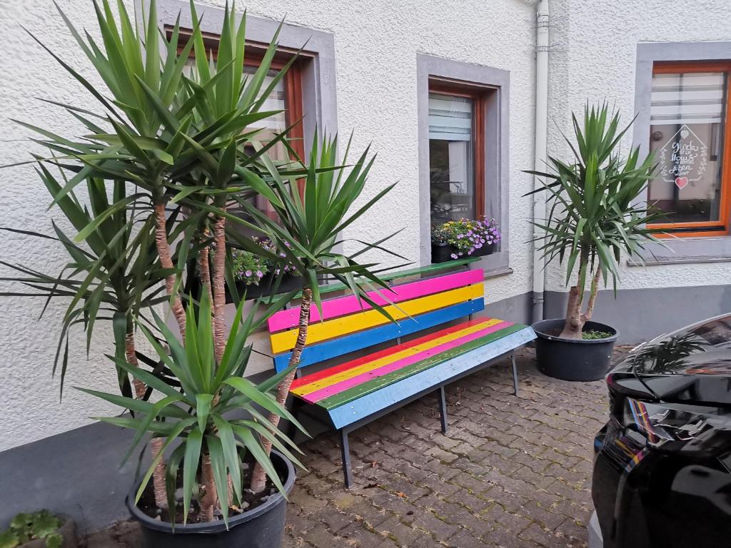 Zahrada ubytování Pension am Kirchberg - Zimmer 1