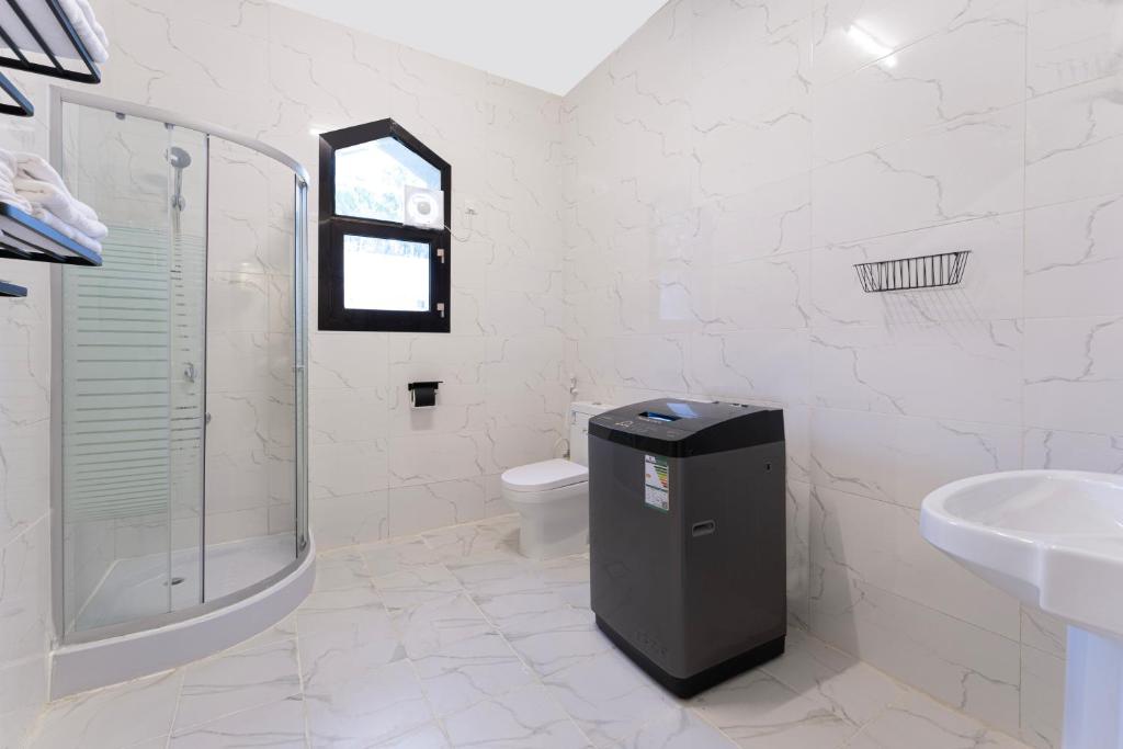 Koupelna v ubytování الكراني للشقق الفندقية - AlKrrani Serviced Apartments