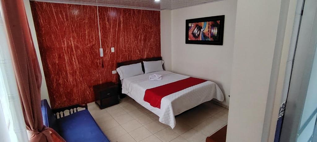 Postel nebo postele na pokoji v ubytování Hotel Gun Glub