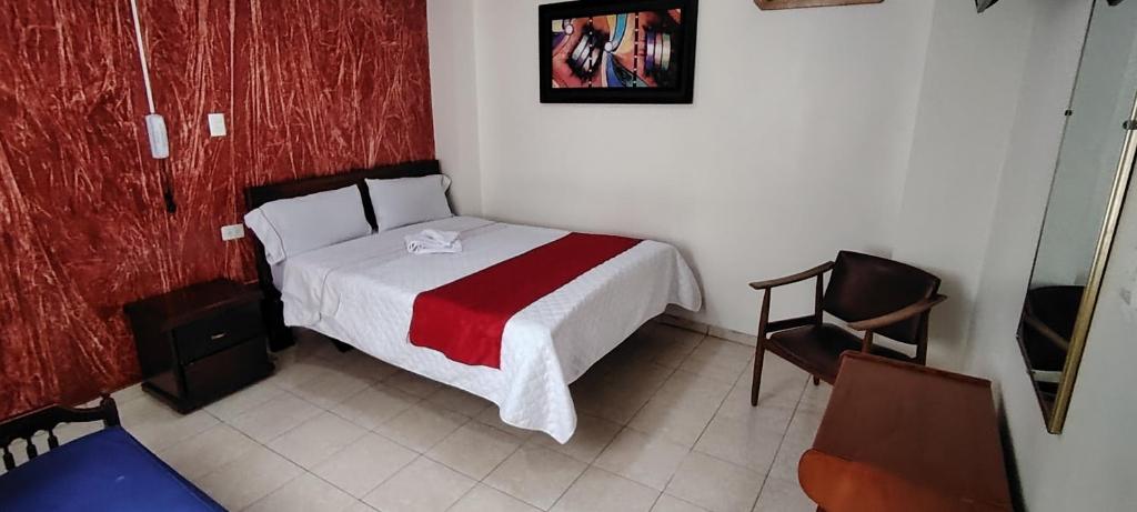 Postel nebo postele na pokoji v ubytování Hotel Gun Glub