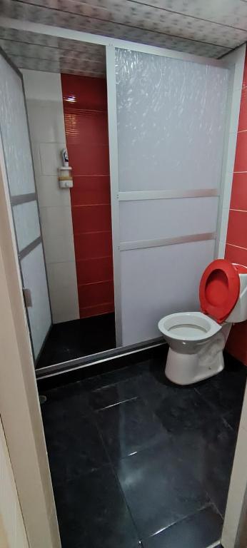 Koupelna v ubytování Hotel Gun Glub