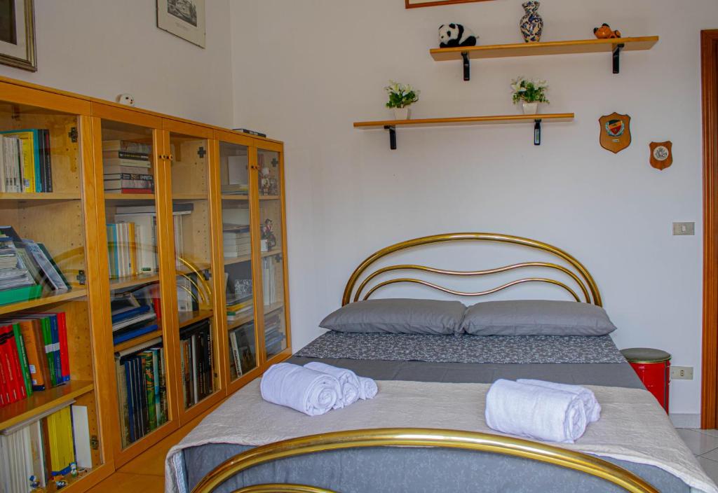 Postel nebo postele na pokoji v ubytování Villa a Schiera Moncalieri - 10 min da Torino