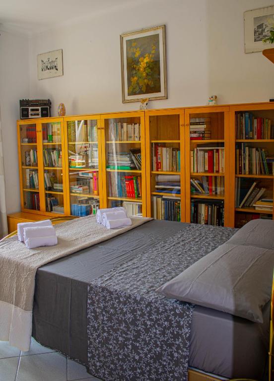Postel nebo postele na pokoji v ubytování Villa a Schiera Moncalieri - 10 min da Torino