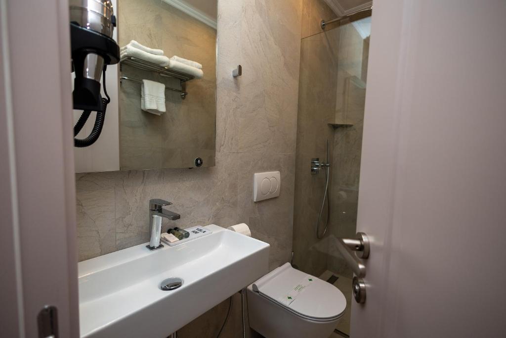 Koupelna v ubytování Boutique Hotel Vila 101