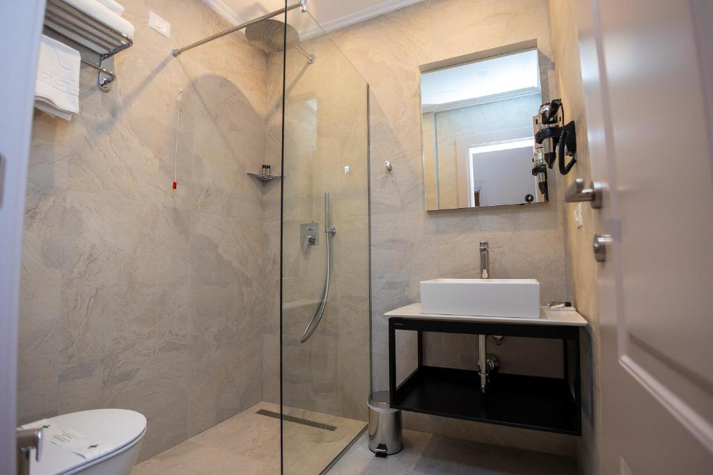 Koupelna v ubytování Boutique Hotel Vila 101