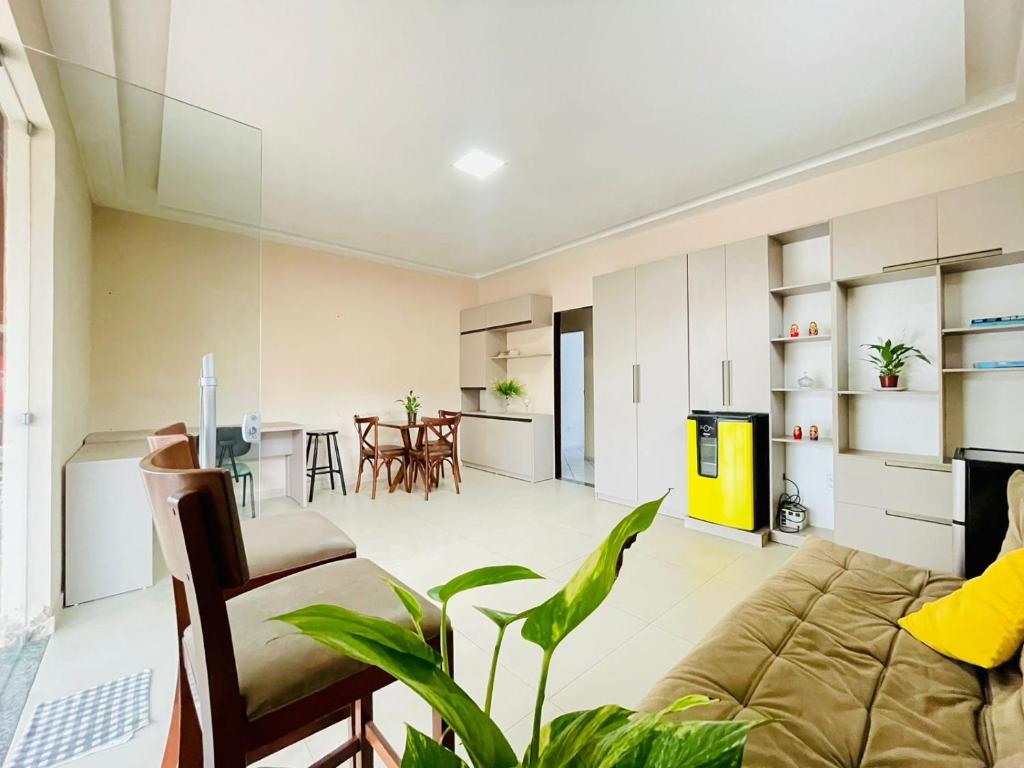 Posezení v ubytování Conforto e sossego próximo à praia