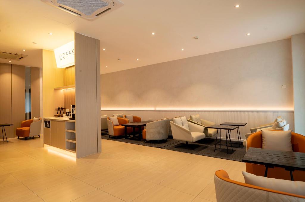 Posezení v ubytování STREETVIEW HOTEL