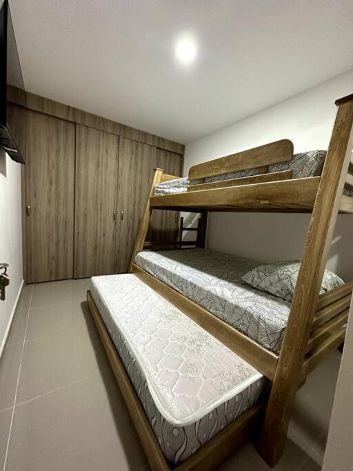 Postel nebo postele na pokoji v ubytování Hermoso Apartamento Entero