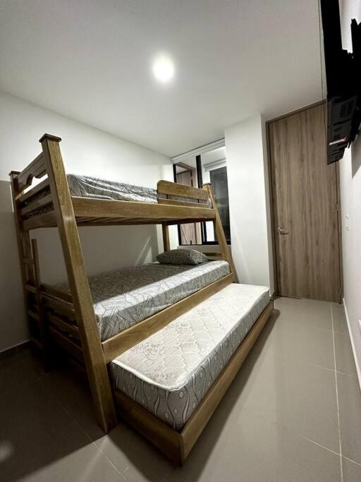 Postel nebo postele na pokoji v ubytování Hermoso Apartamento Entero
