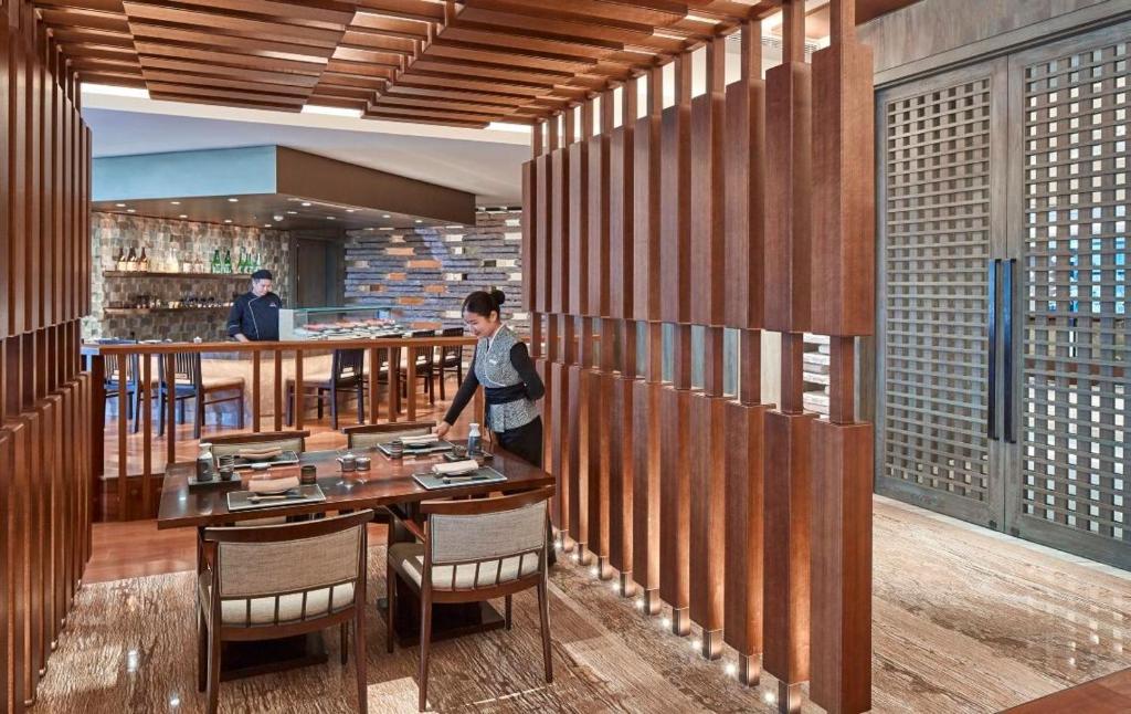 Posezení v ubytování Zhuhai Marriott Hotel