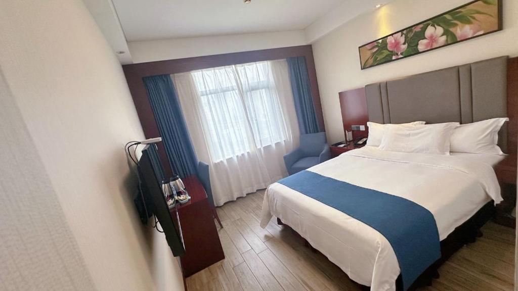 Postel nebo postele na pokoji v ubytování Bestway Hotel Xi'an