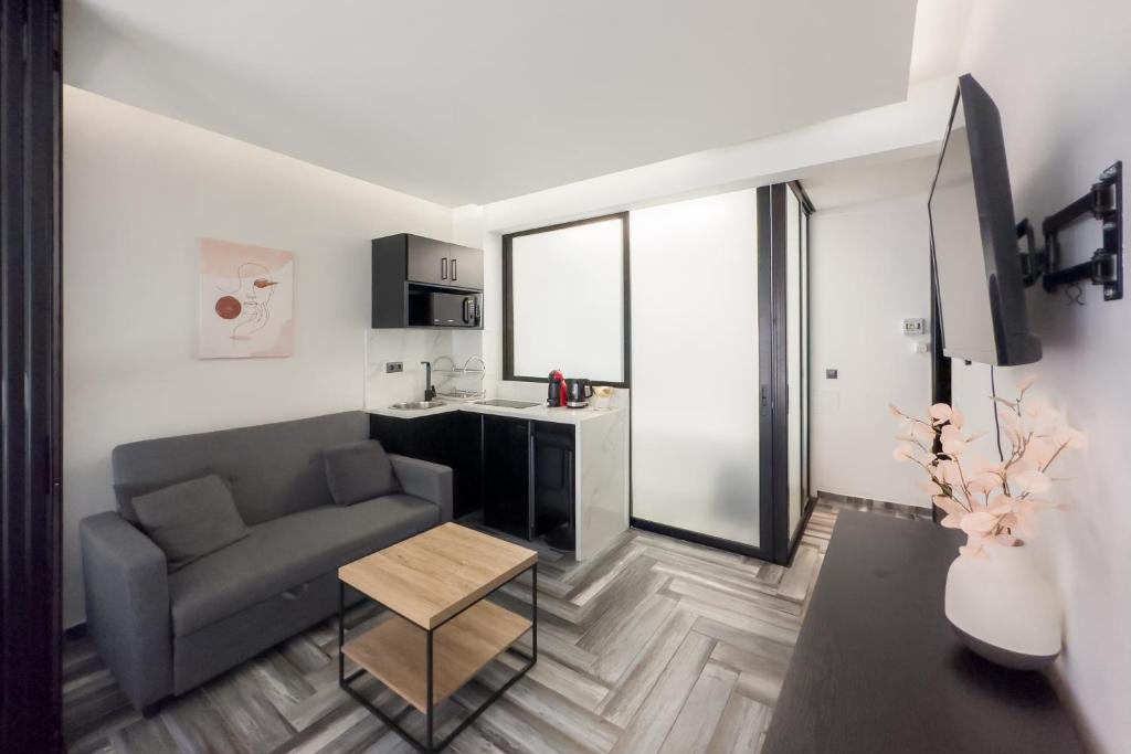 Kuchnia lub aneks kuchenny w obiekcie Athenian Dream Suite