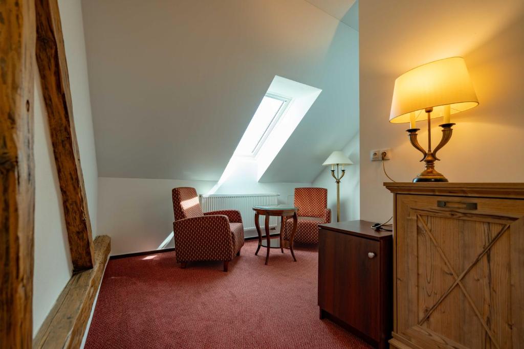 Posezení v ubytování Hotel Volf