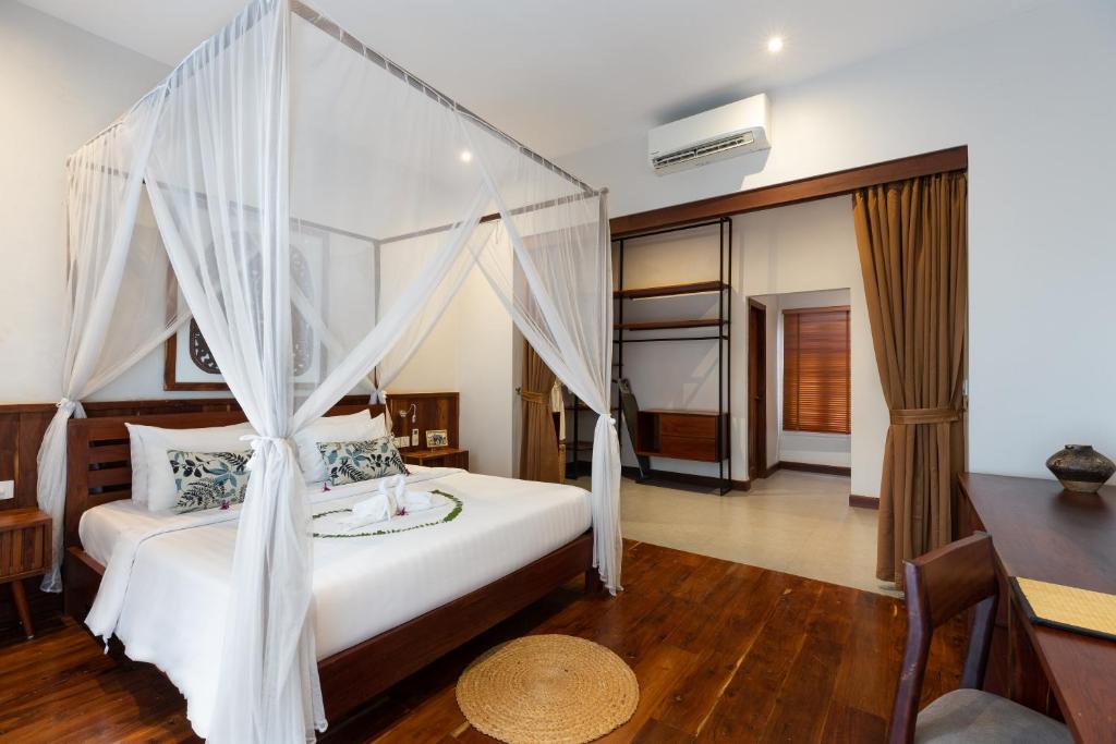 Golden Vishnu Villa - Amplia Villa De 3 Dormitorios Con Vista Al Jardín