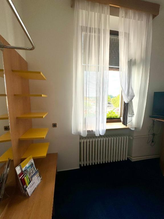 TV a/nebo společenská místnost v ubytování Penzion Ludor