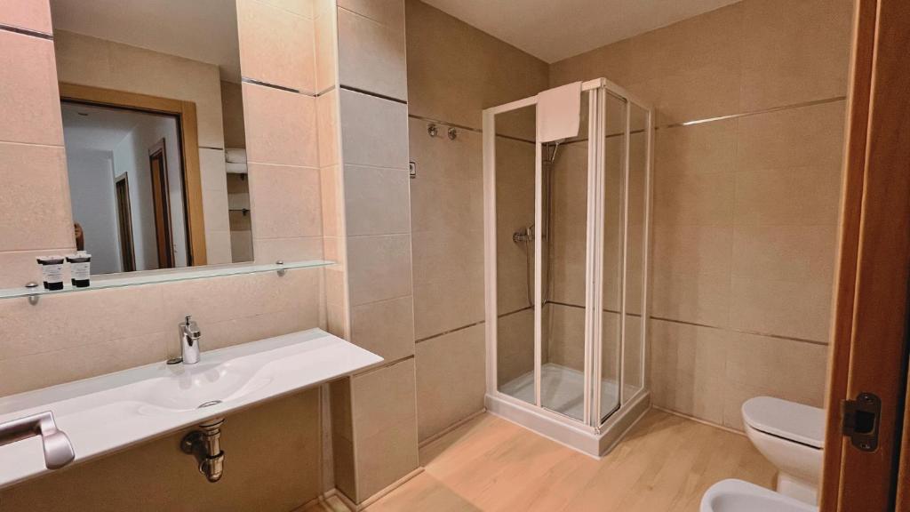 Koupelna v ubytování Hotel-Apartamentos Tartesos