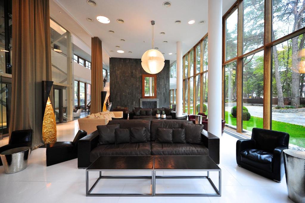 Svetainės erdvė apgyvendinimo įstaigoje Palanga Life Balance SPA Hotel