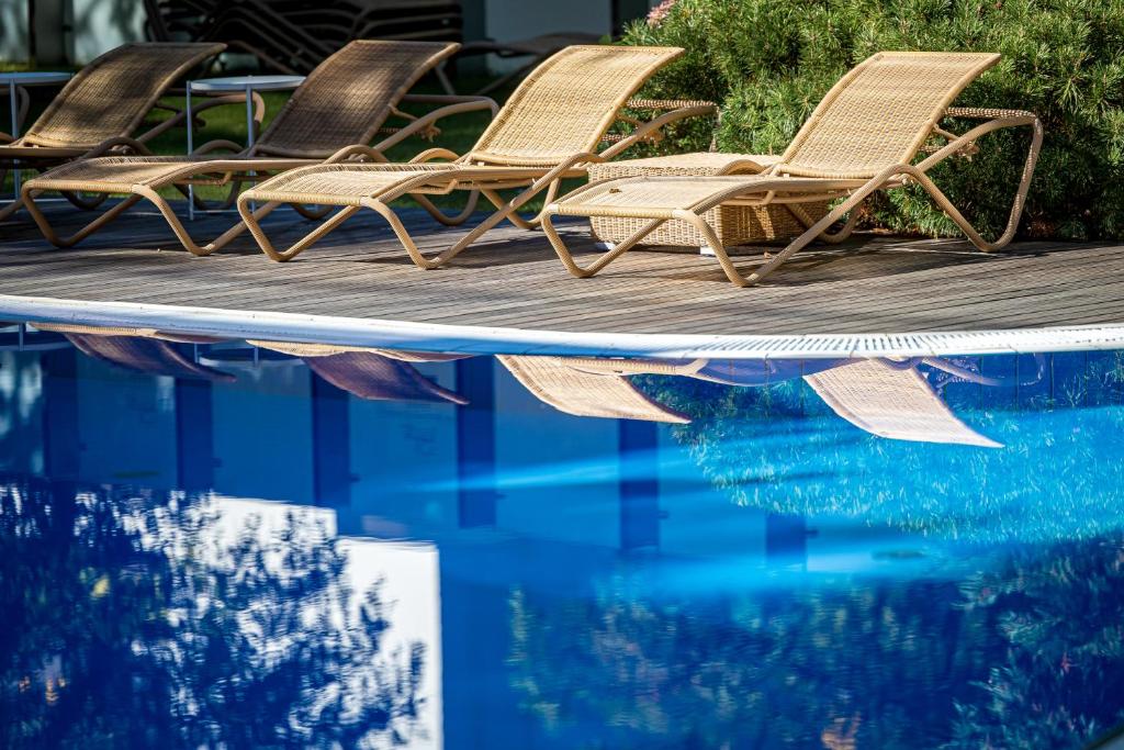 Baseinas apgyvendinimo įstaigoje Palanga Life Balance SPA Hotel arba netoliese