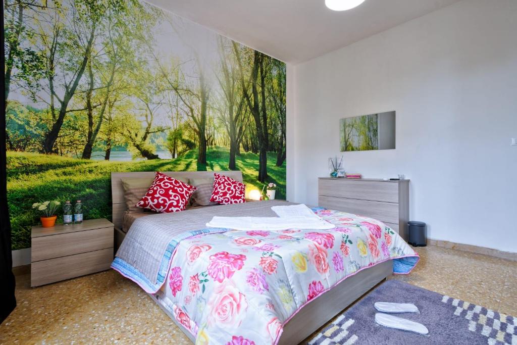 Postel nebo postele na pokoji v ubytování R & R Apartment