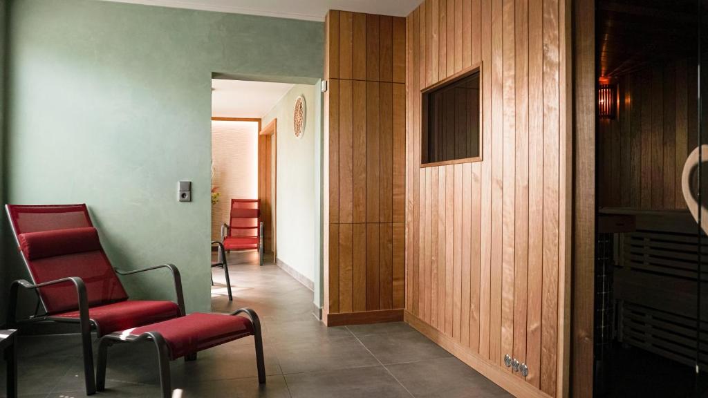 TV a/nebo společenská místnost v ubytování Hotel Hiemann - Superior