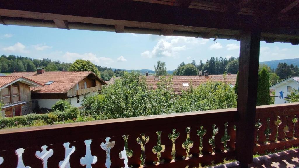 Balkón nebo terasa v ubytování Fewo Hintermair