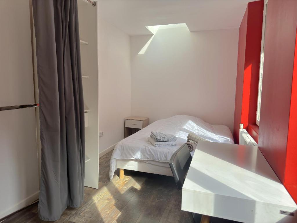 Posteľ alebo postele v izbe v ubytovaní Maison Cosy 10 Personnes 3 SDB proche Lille