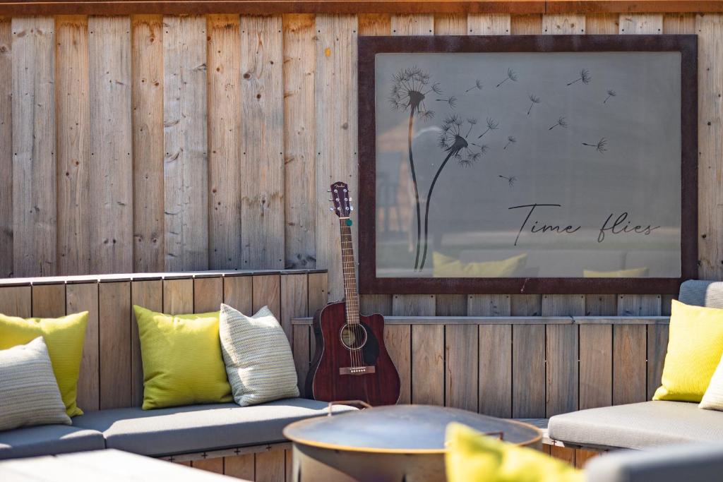 Posezení v ubytování Chalet ORUS - Tirol Kärnten