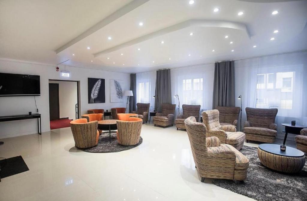 Posezení v ubytování Kungsbacken Hotell & Konferens