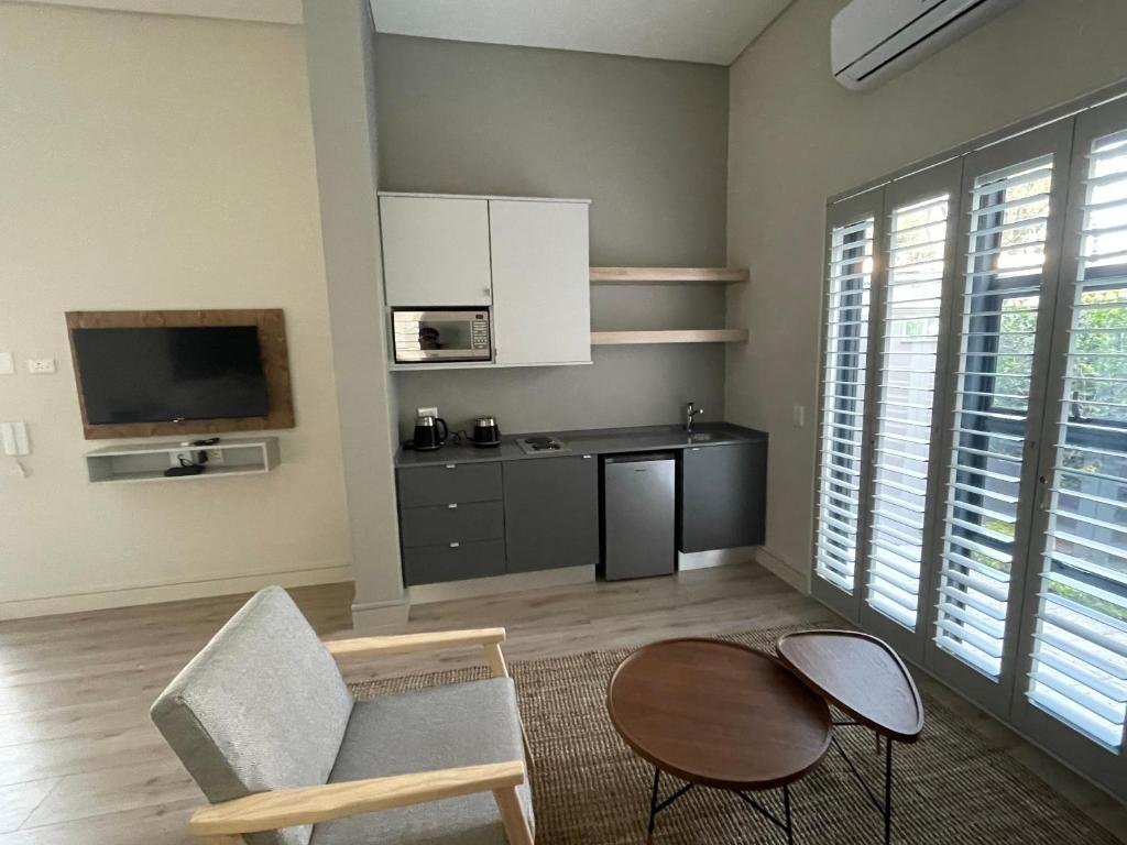 Eldhús eða eldhúskrókur á The Wantage Suites