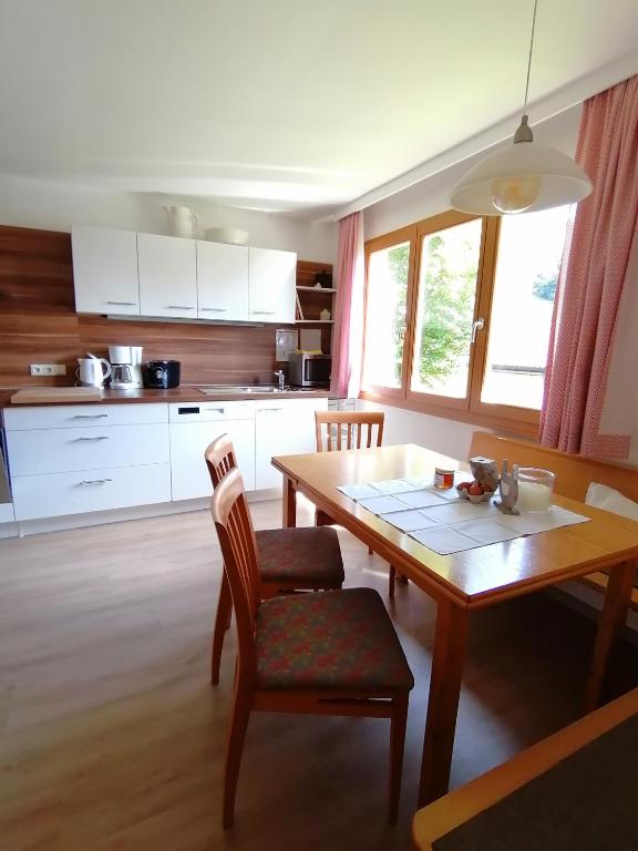 Kuchyň nebo kuchyňský kout v ubytování Ferienhaus Troy