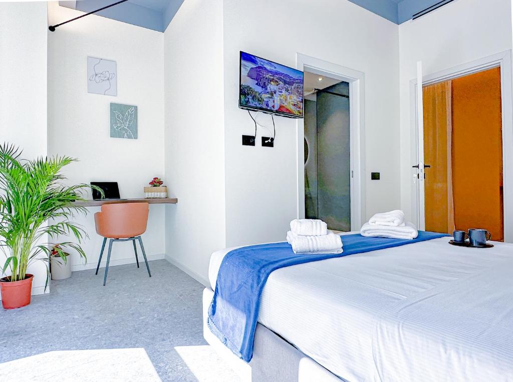 Postel nebo postele na pokoji v ubytování Porta Venezia - Luxy Suites - 6 camere