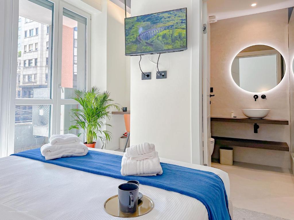 Postel nebo postele na pokoji v ubytování Porta Venezia - Luxy Suites - 6 camere