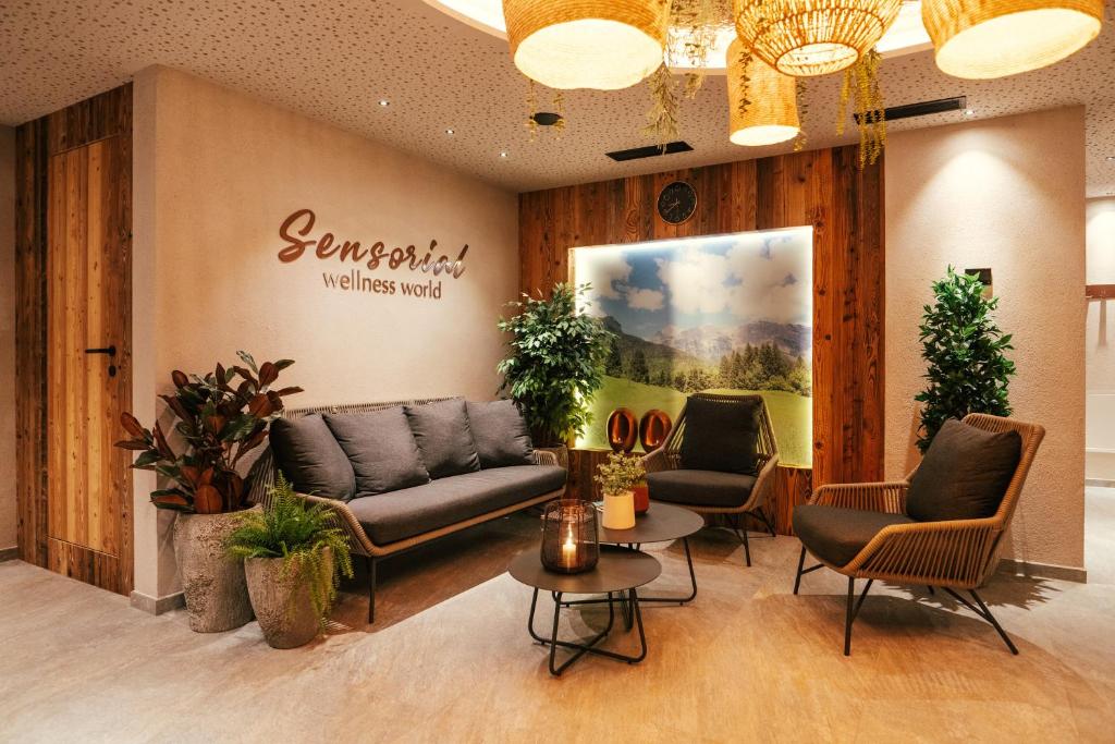 Posezení v ubytování Adler Hotel Wellness & Spa - Andalo