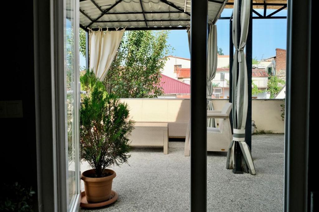 Balkón nebo terasa v ubytování Aisi kutaisi