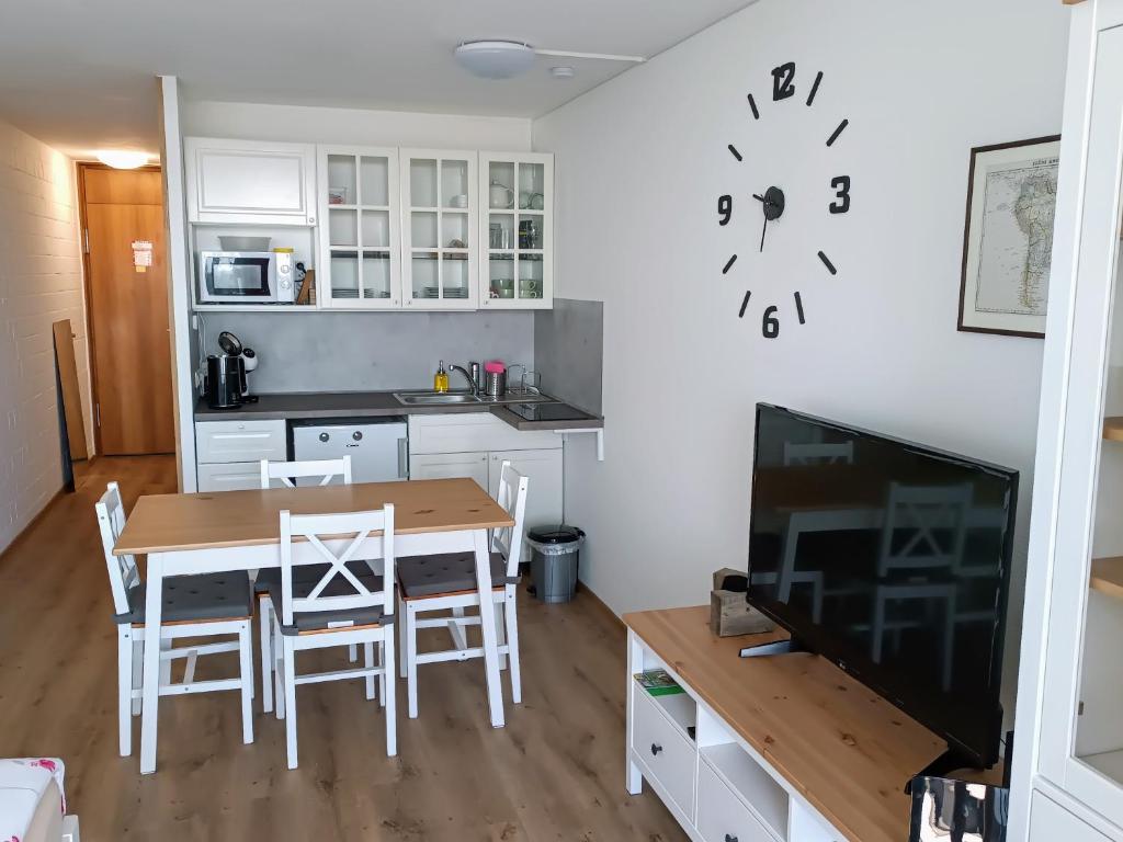 Kuchyň nebo kuchyňský kout v ubytování Apartmán Petr Sankt Englmar, Bayerische Wald