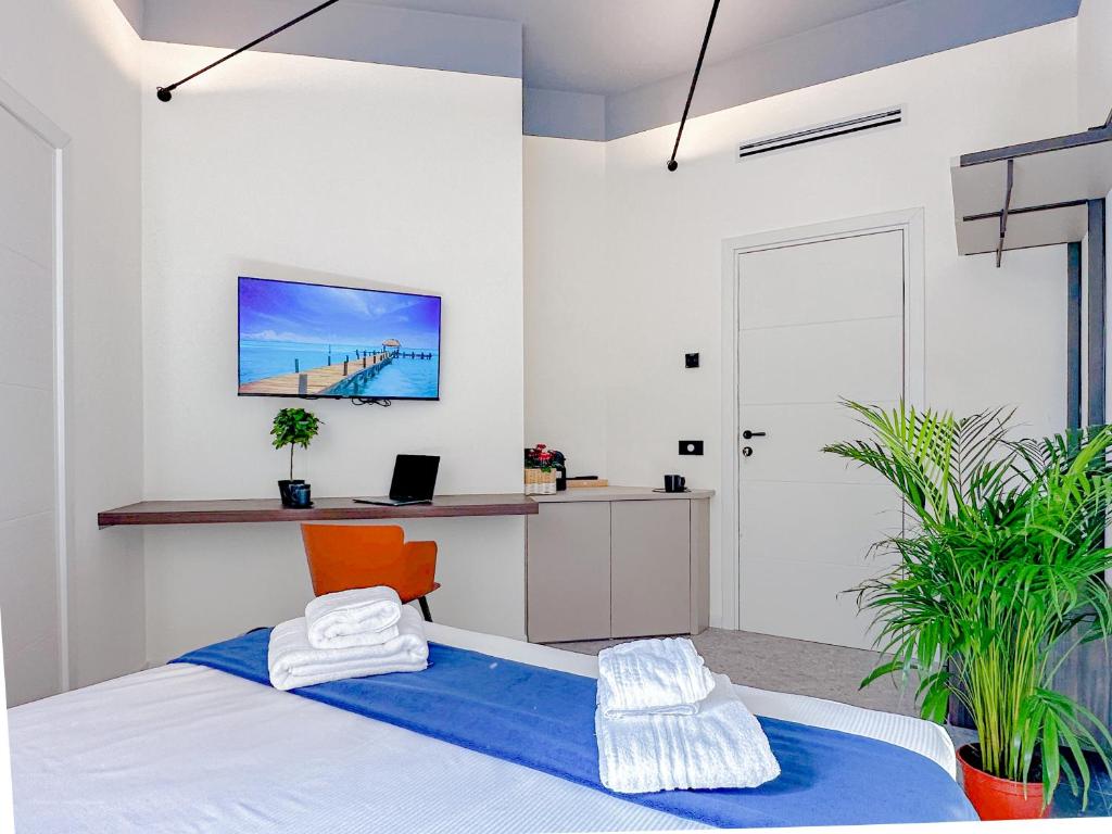 Postel nebo postele na pokoji v ubytování Porta Venezia - Luxy Suites - 6 camere