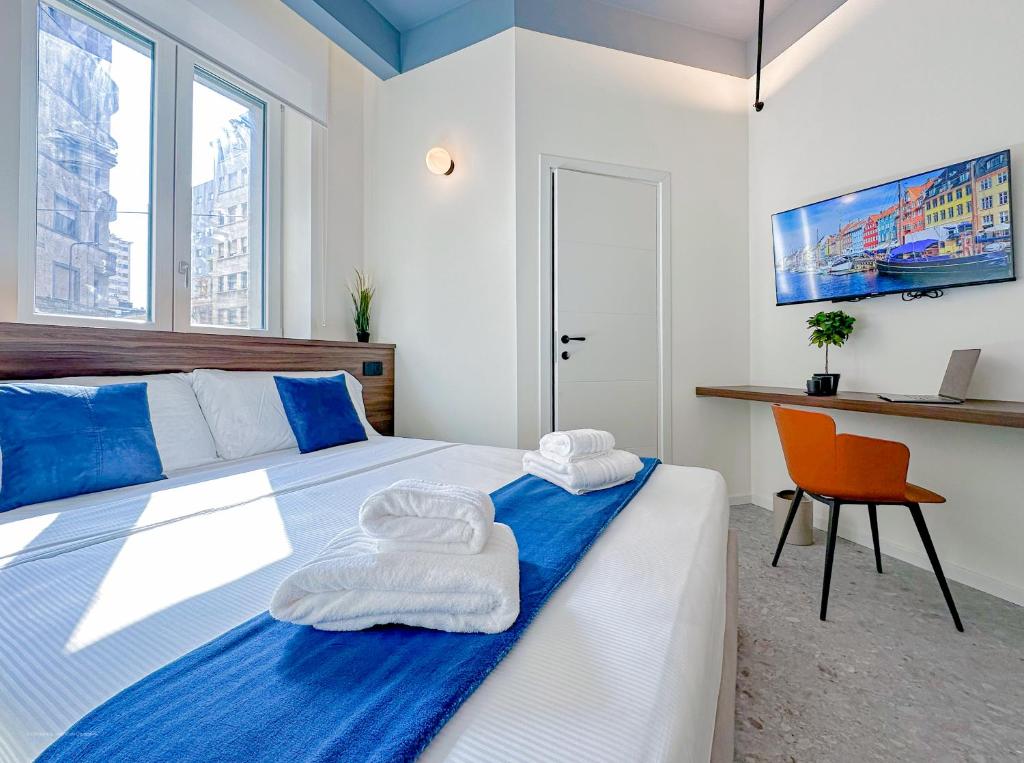 Postel nebo postele na pokoji v ubytování Porta Venezia - Luxy Suites - 6 camere