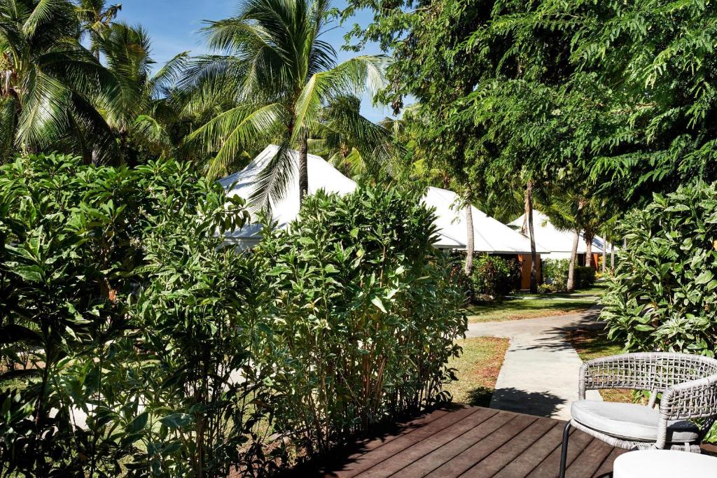 Zahrada ubytování Sheraton Resort & Spa, Tokoriki Island, Fiji