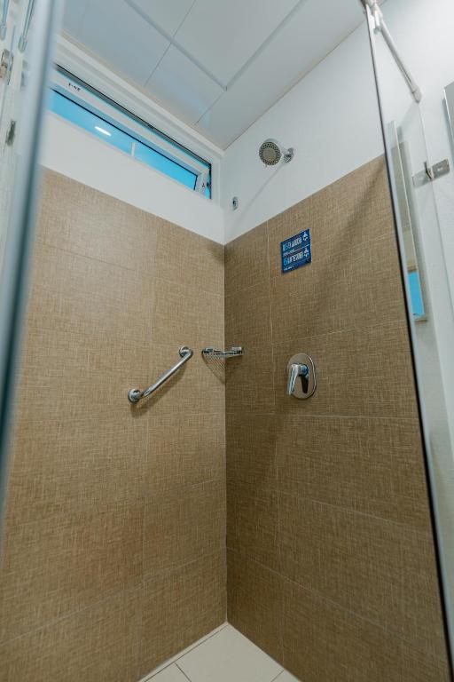Koupelna v ubytování Hotel Quinto Nivel