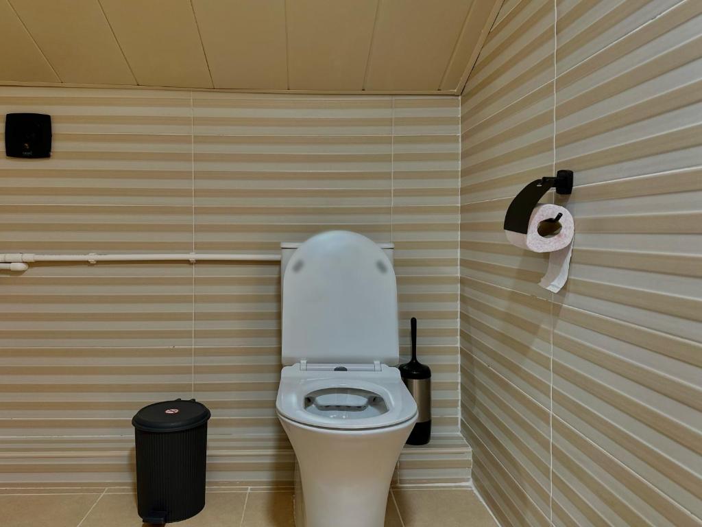 Koupelna v ubytování Rakursi