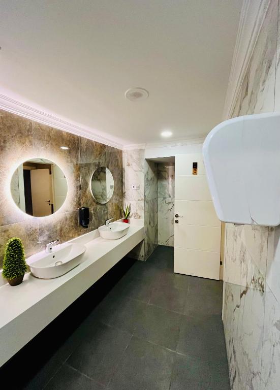 Koupelna v ubytování Aldino Hotel & Spa