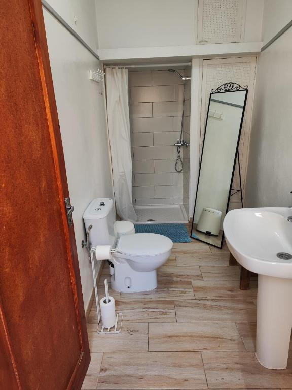 Koupelna v ubytování Hostel Vagamundo