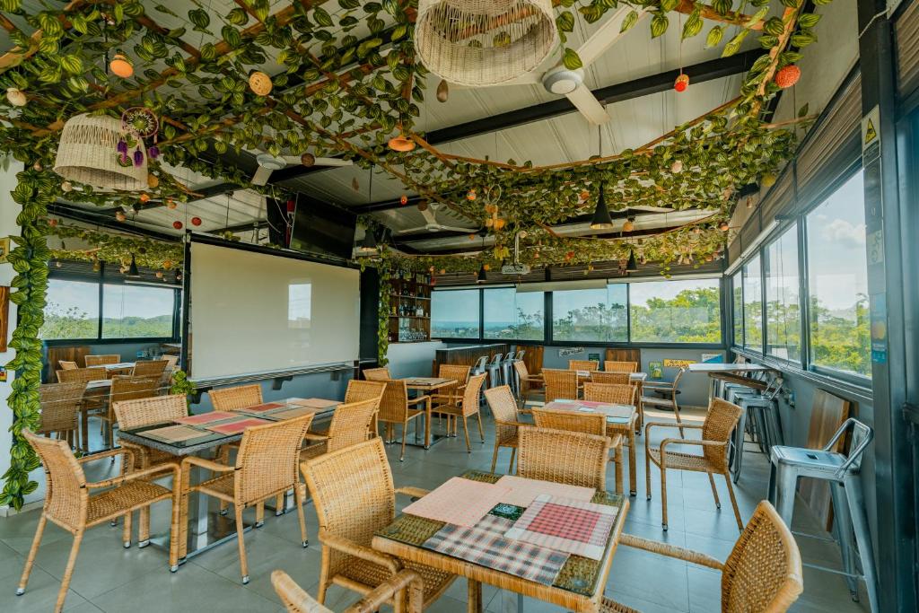 Posezení v ubytování Hotel Quinto Nivel