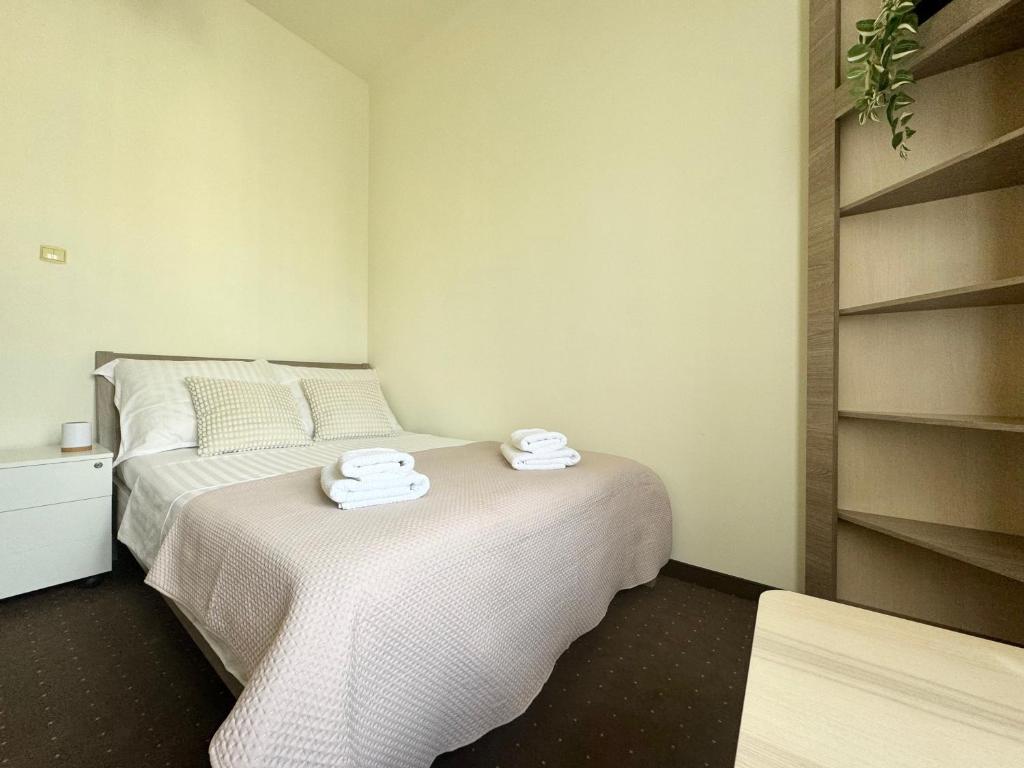 Postel nebo postele na pokoji v ubytování Hotel Mazowiecki WOW
